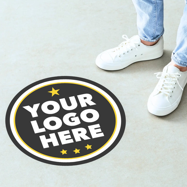 Round Floor Decals