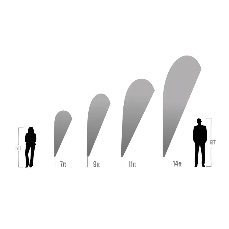 Teardrop Flags