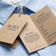 Folded Hang Tags